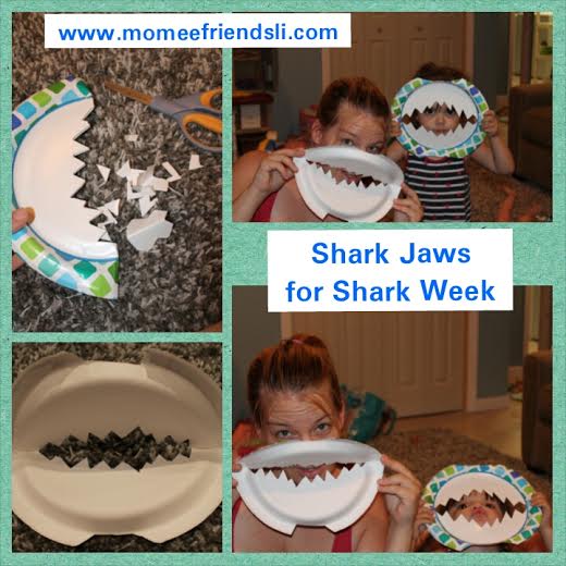 Paper Plate Shark Jaws