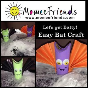 Toilet Paper Bat Craft