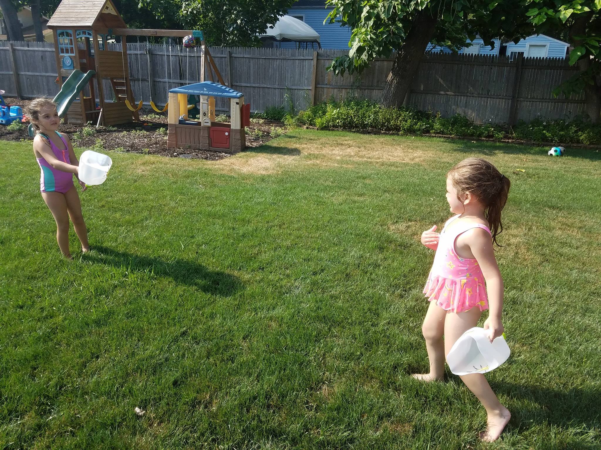 Milk/ Water Jug Catching Game