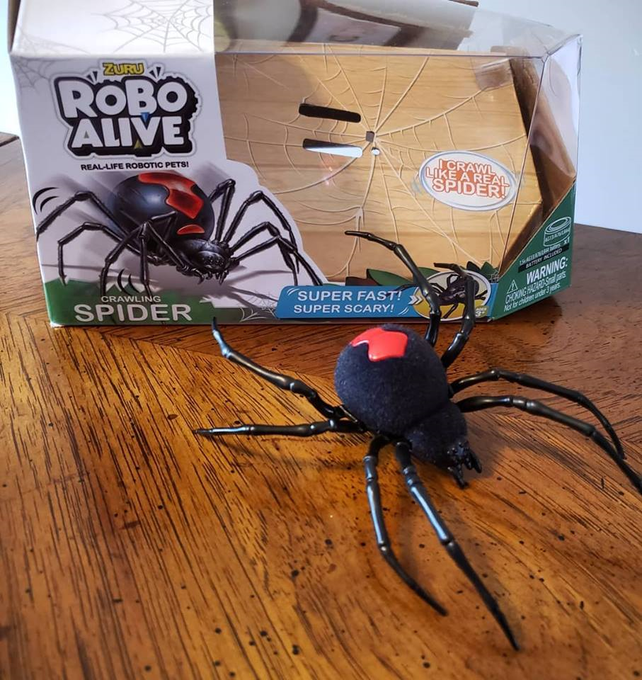 Zuru Robo Alive Spider Creature Real Life Creepy Crawly Pest Robotic Kids Toy 