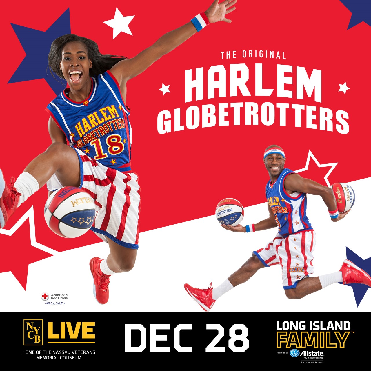 Harlem Globetrotters returning to NYCB LIVE on December 28th
