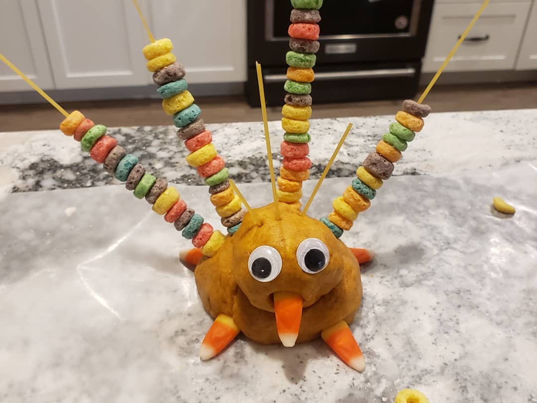 Playdough Turkeys