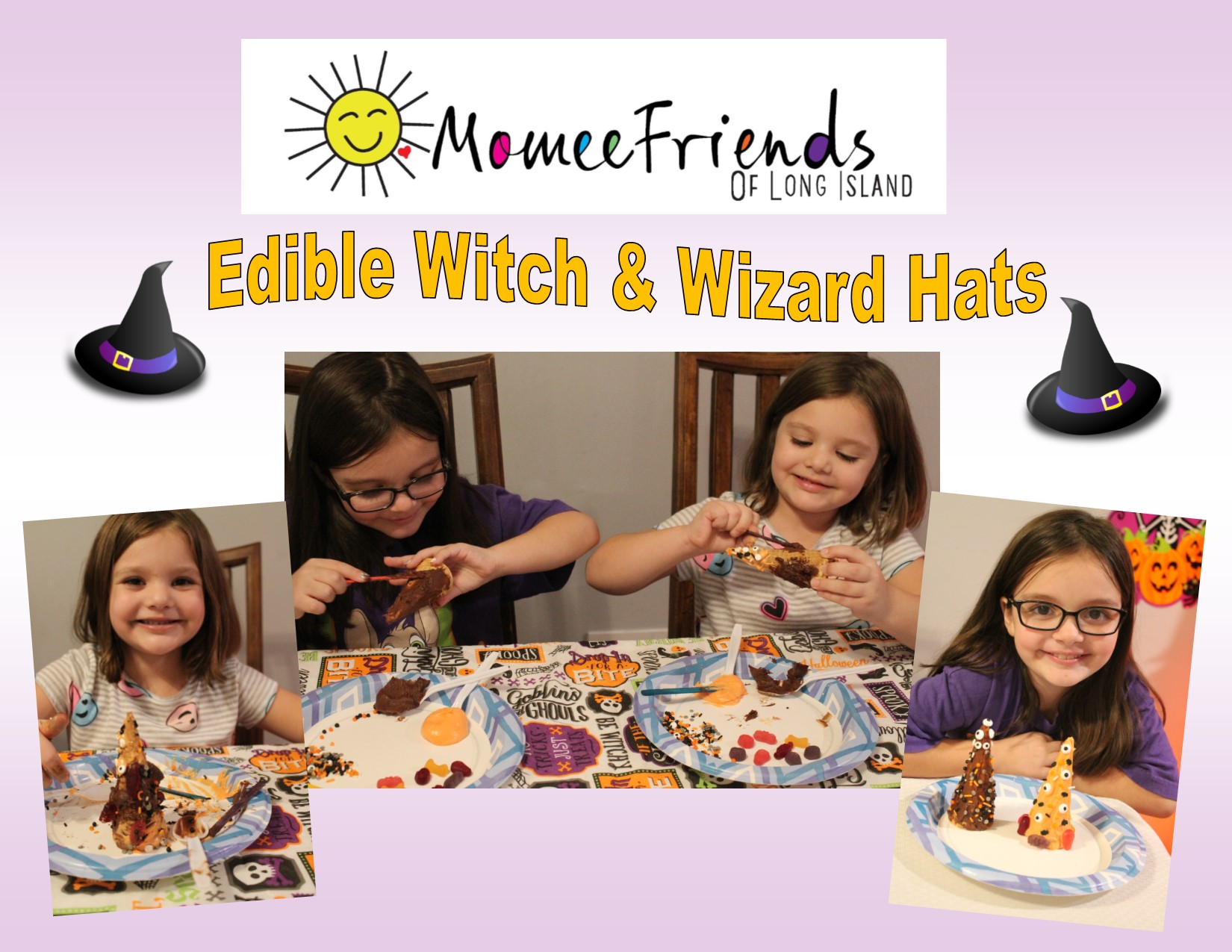Edible Witch & Wizard Hat Cones