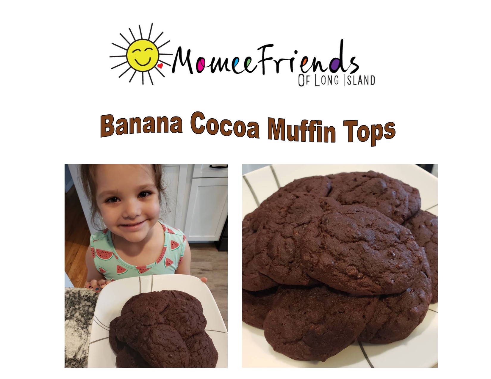 Banana Cocoa Muffin Tops Recipe