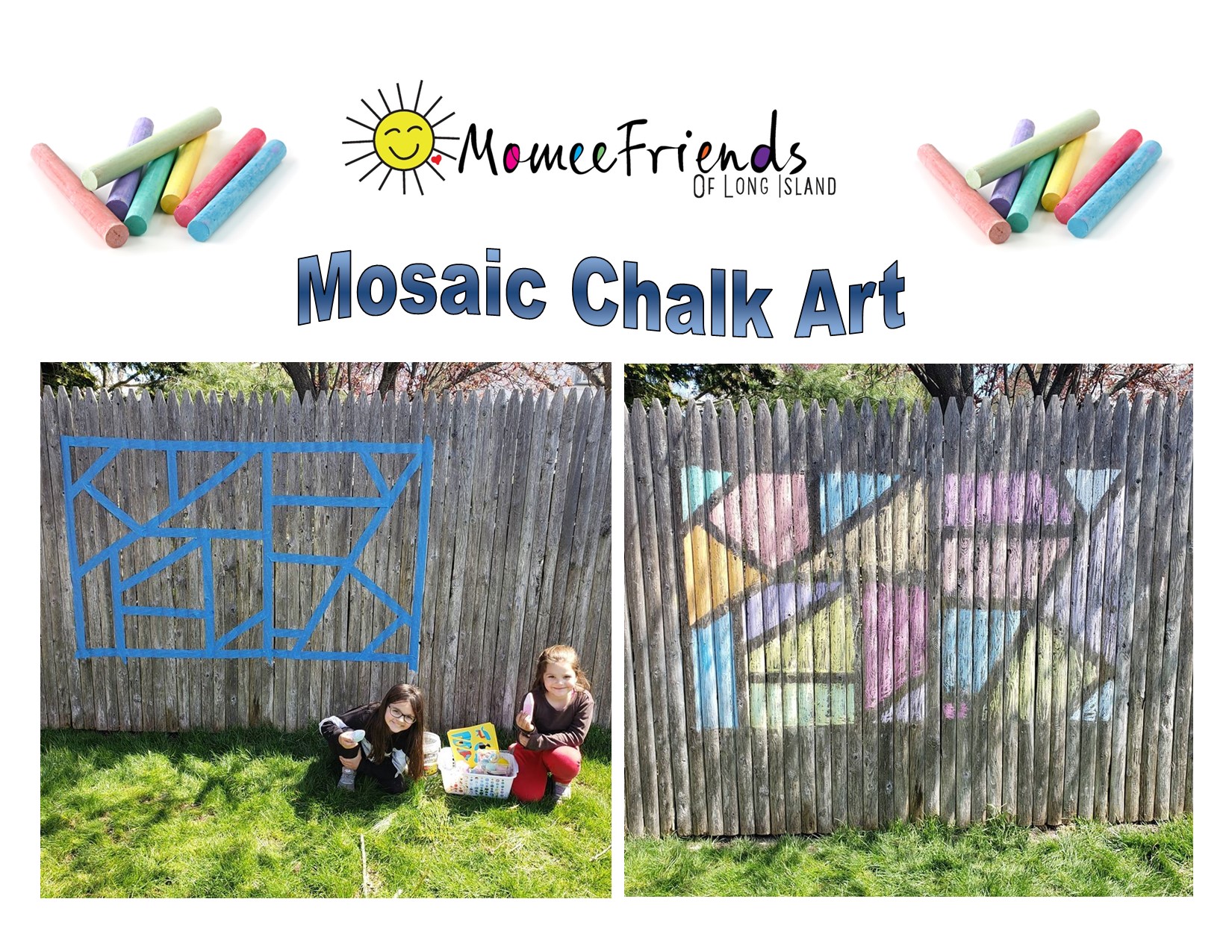 Mosaic Chalk Art