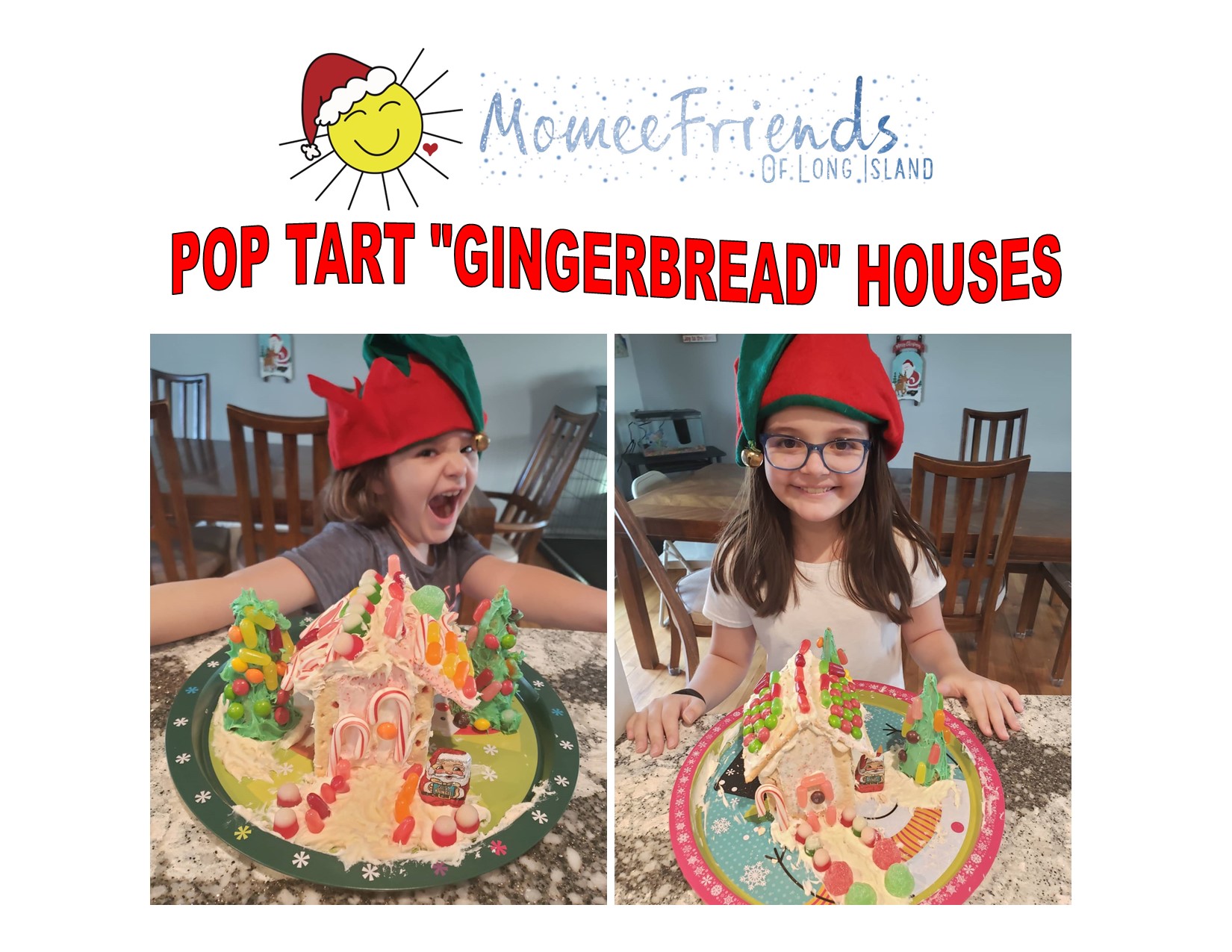 Pop Tart “Gingerbread” Houses