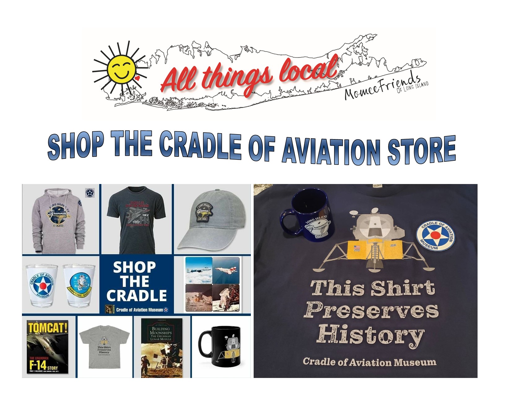Shop the Cradle of Aviation Store