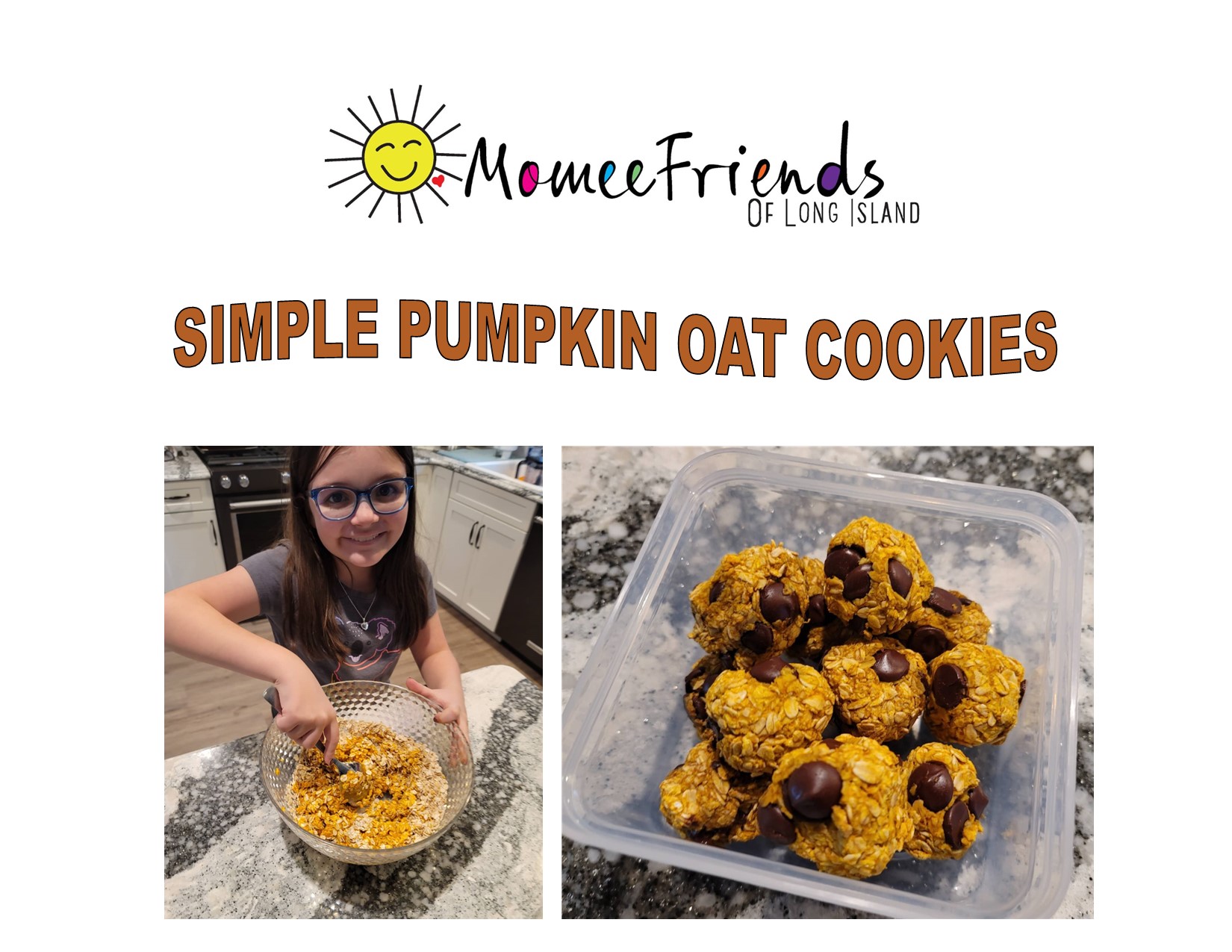 SIMPLE PUMPKIN OAT COOKIES