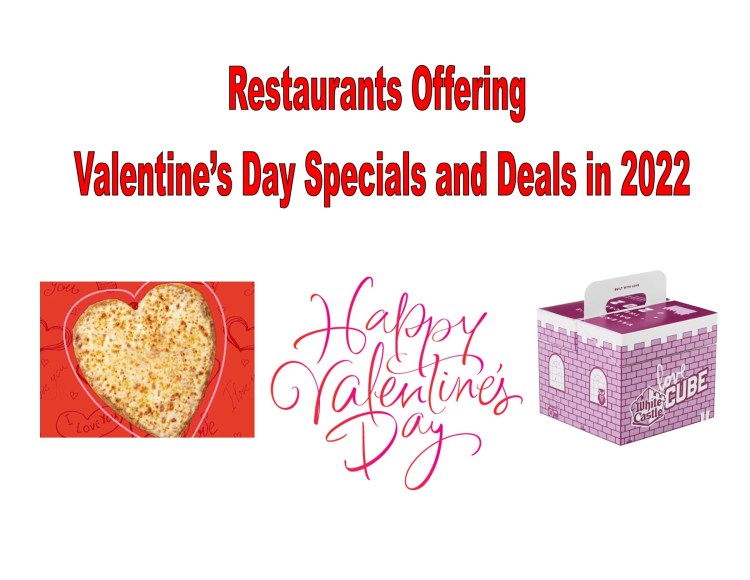 Restaurants Offering Valentine’s Day Specials and Deals in 2022