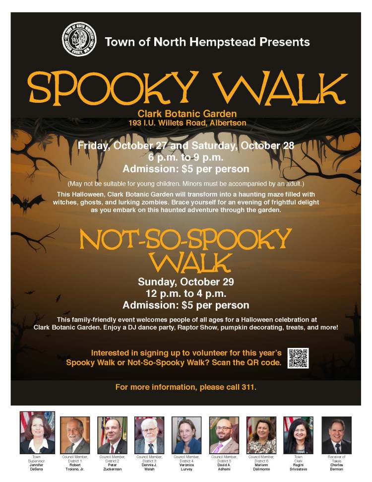 North Hempstead to Host Popular “Spooky Walk”