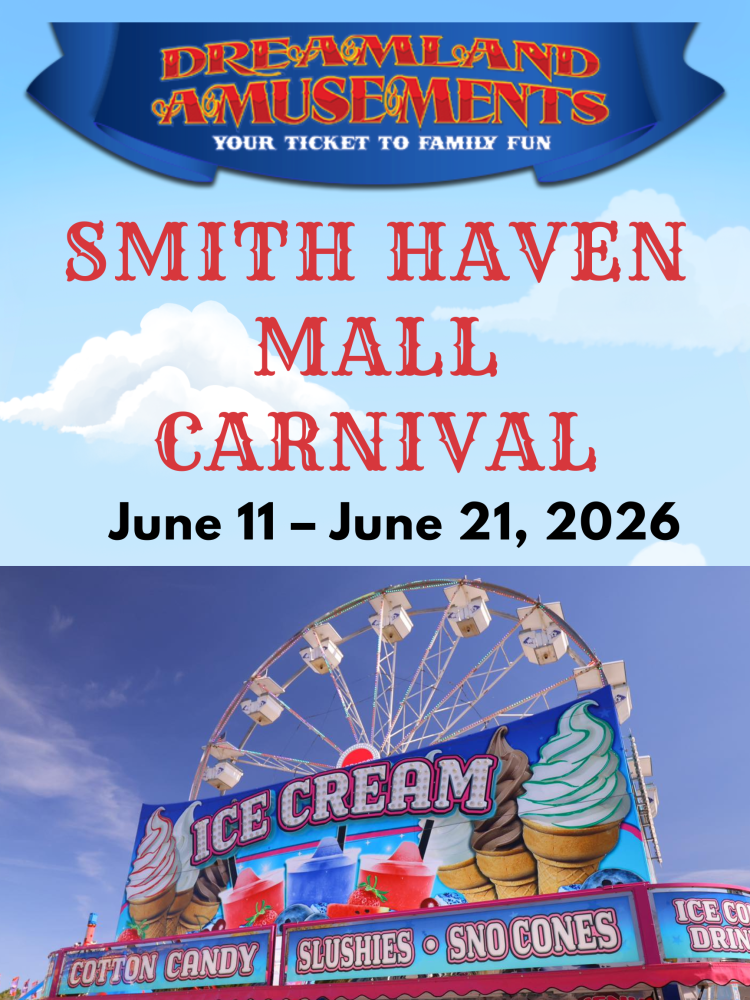Smith Haven Mall Carnival – June 11-21, 2026